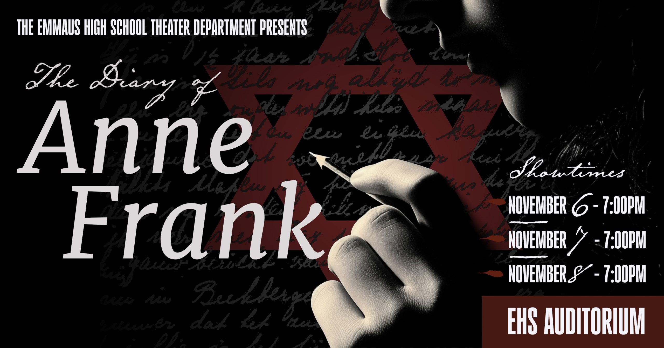 The EHS Theater Department presents… The Diary of Anne Frank