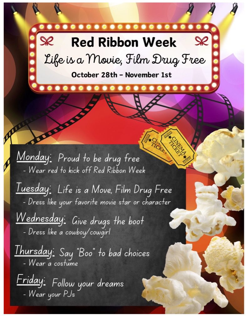 red ribbon week days descriptions