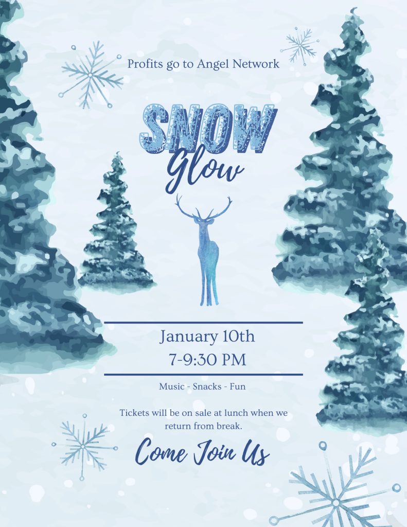 snow glow flyer