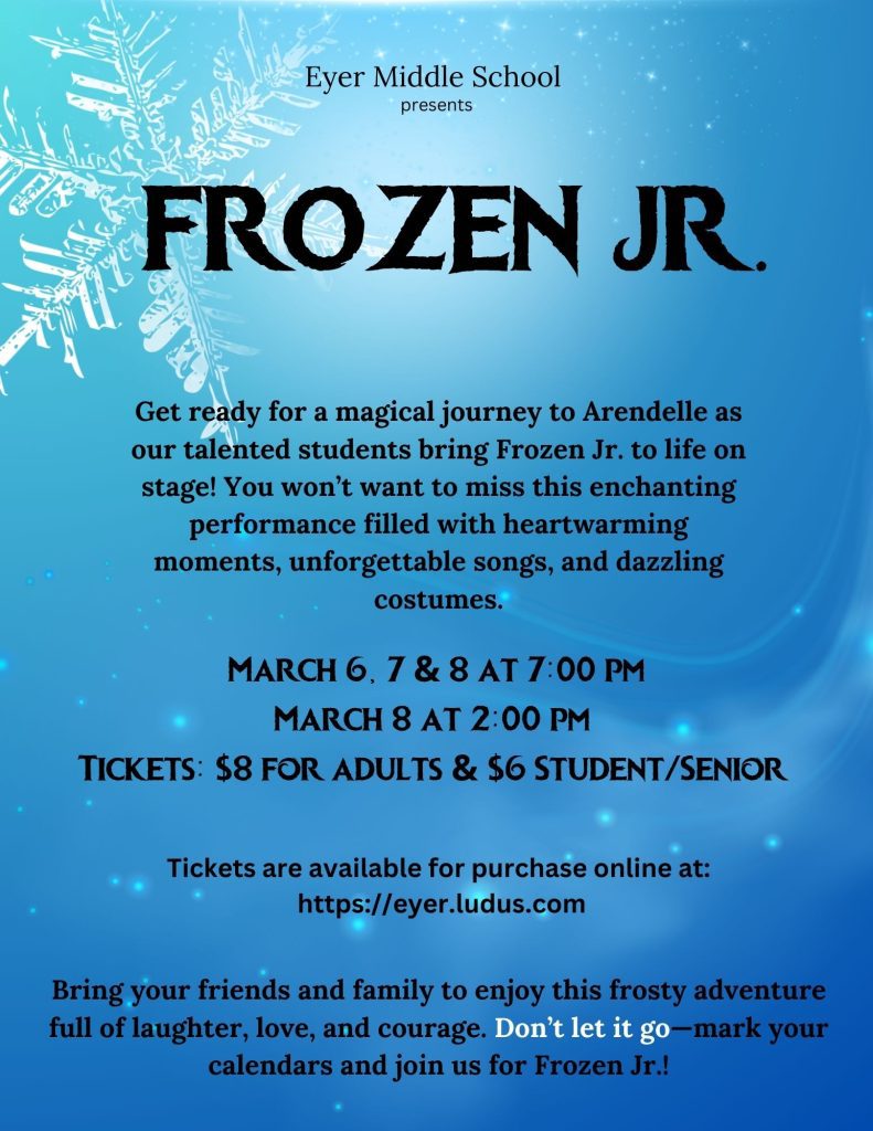 poster for frozen jr