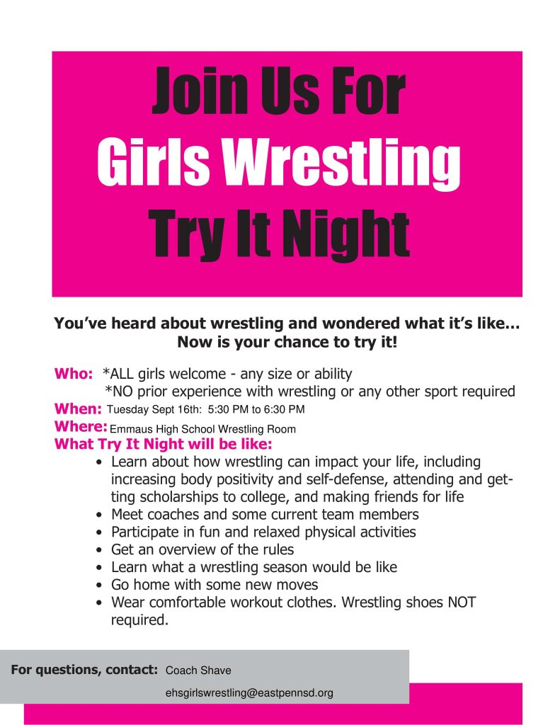 try it night- girls wrestling
