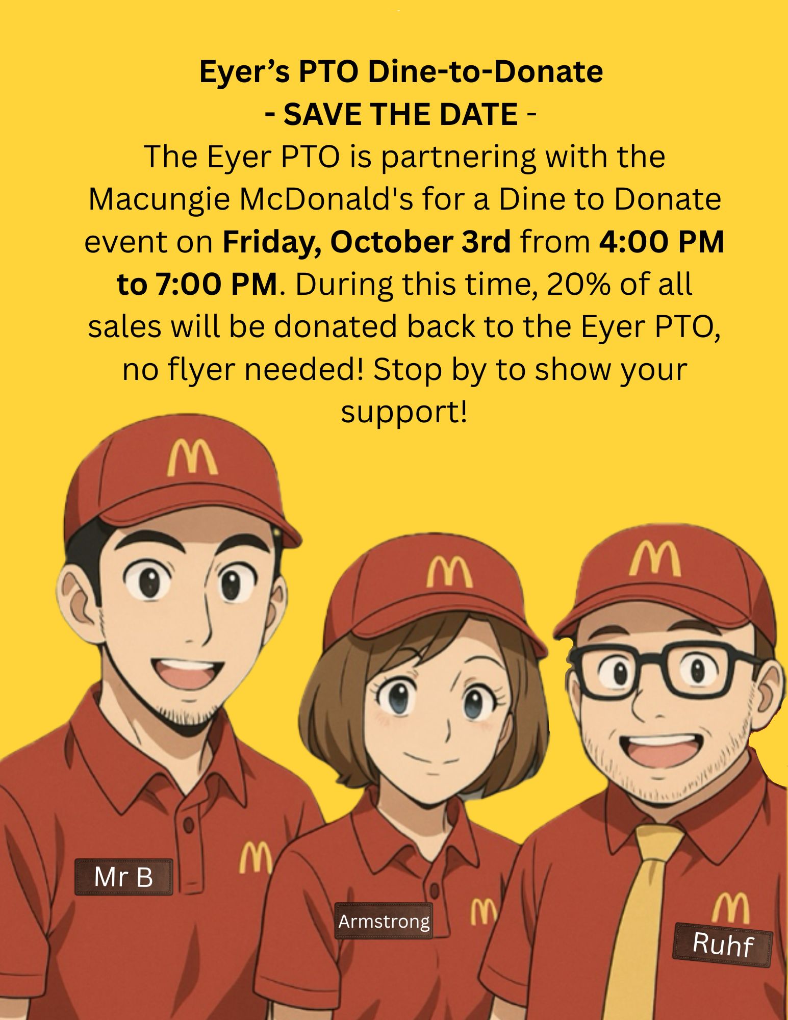 pto dine to donate