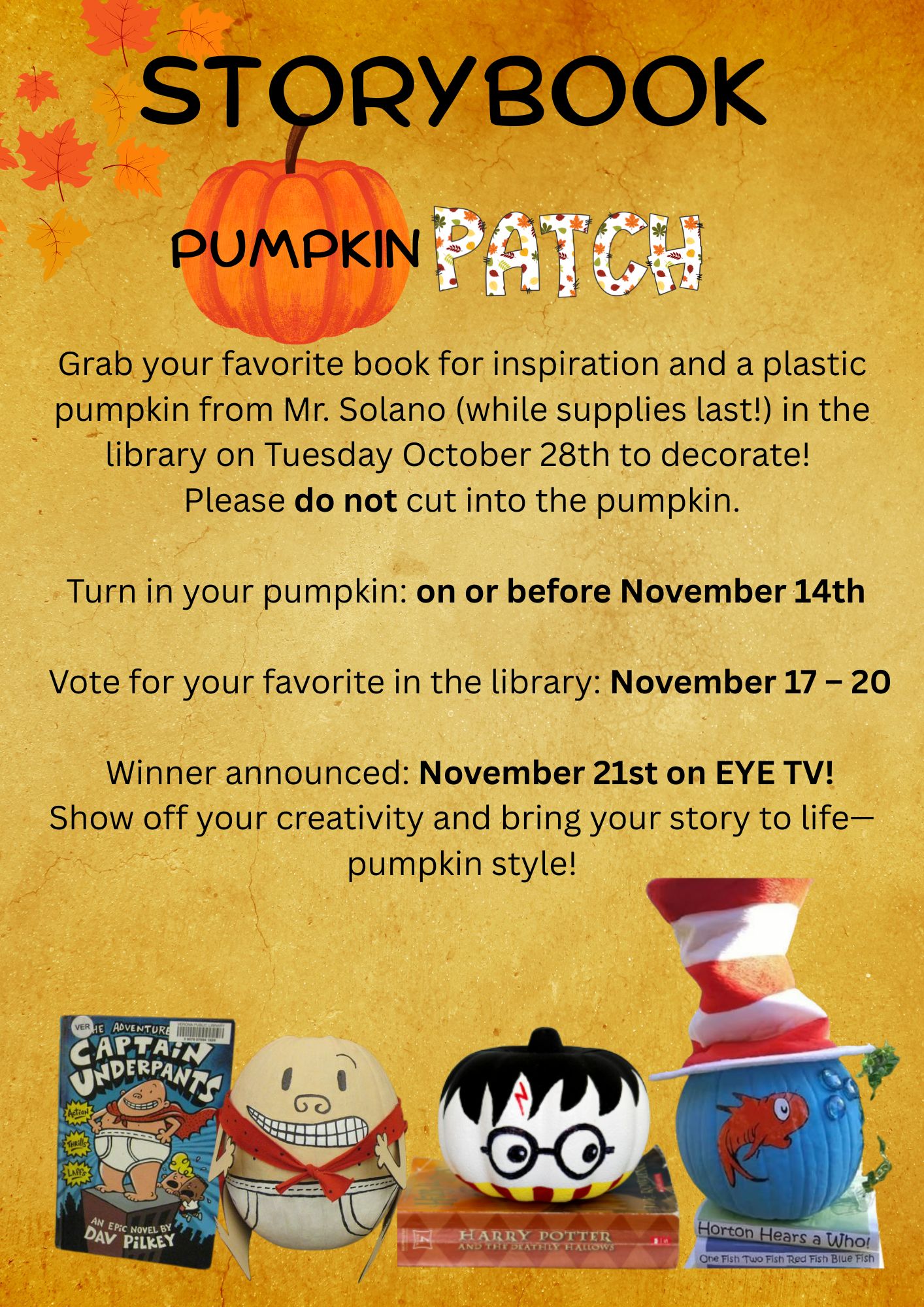 Storybook Pumpkin Patch – Eyer Middle School