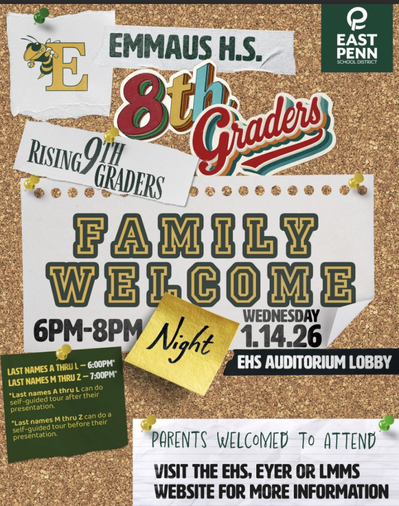 8th to 9th Grade Family Welcome Night!