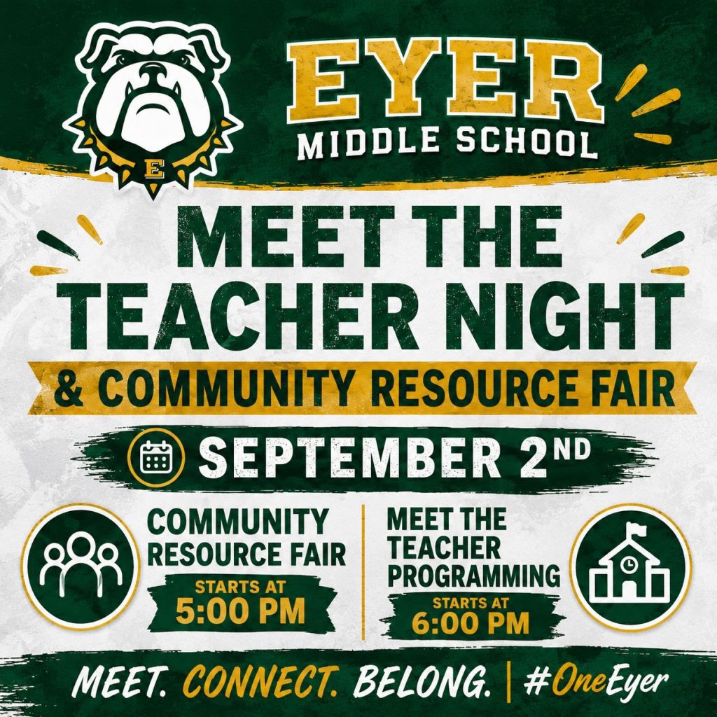 Eyer Meet the Teacher Night September 2nd