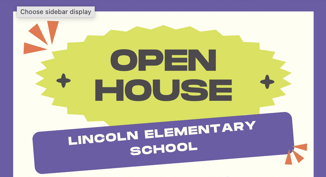 Open House, May 22nd