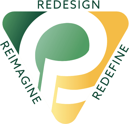 Redesign - Redefine - Reimagine Logo