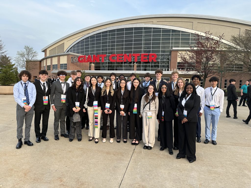 Students competing in FBLA State Leadership Conference in Hershey
