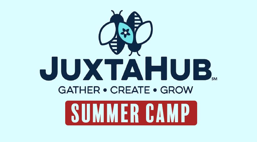 Promotional banner for the Juxtahub Summer Camp program.