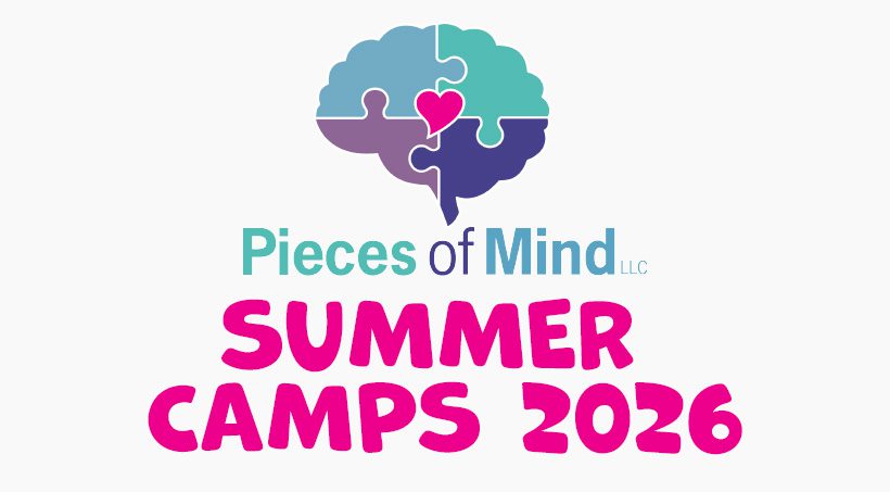 Pieces of Mind LLC Summer Camps header graphic.